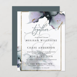 Budget But Beautiful Muted Amethyst and Slate Blue