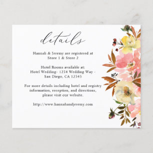 Budget Candy Pink & Yellow Floral Details Flyer