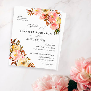 Budget Candy Pink & Yellow Floral Wedding