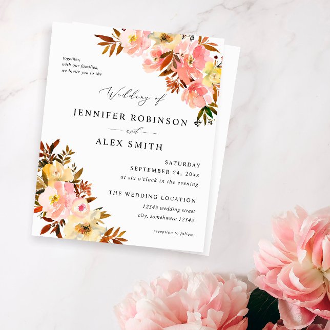 Budget Candy Pink & Yellow Floral Wedding (Creator Uploaded)