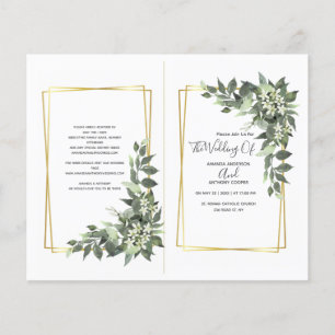 Budget ceremony, reception, rsvp, details flyer