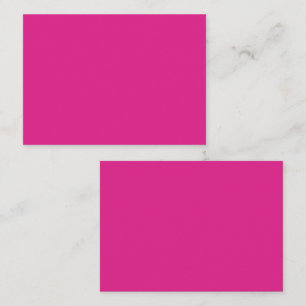 BUDGET CERISE PINK Modern Core Wedding Business Card