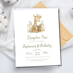 Budget Chapter One Sage Green 1st Birthday Party