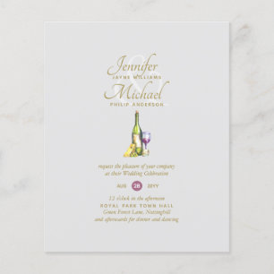 BUDGET Cheers to Love Wine Cheese Grazing Wedding