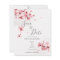 Budget Cherry Blossom Floral Wedding Save The Date
