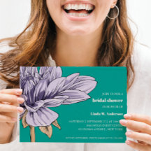 BUDGET Chic Blooming Lilac Flower Bridal Shower