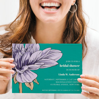 BUDGET Chic Blooming Lilac Flower Bridal Shower