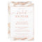 BUDGET Chic Copper Rose Gold Marble Bridal Shower