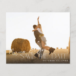 Budget Chic Photo Strip Save the Date 2 Flyer