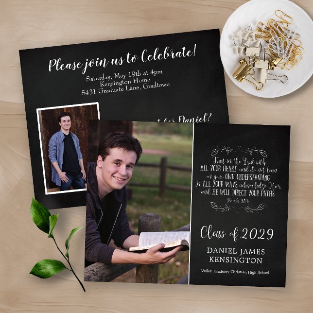 Budget Christian Bible Verse Graduation Photo (Creator Uploaded)