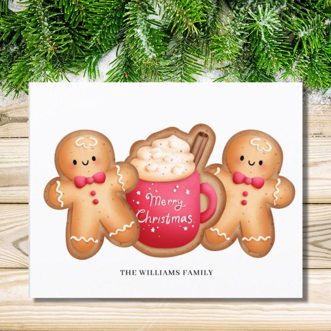 Budget Christmas Gingerbread Cocoa Card  (Creator Uploaded)