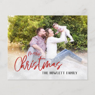 Budget Christmas Holiday Photo Template