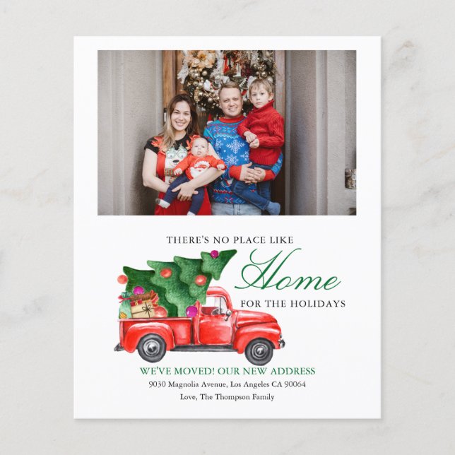  BUDGET Christmas Tree Truck Photo Moving (Front)