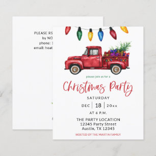 Budget Christmas Truck & Lights Christmas Party