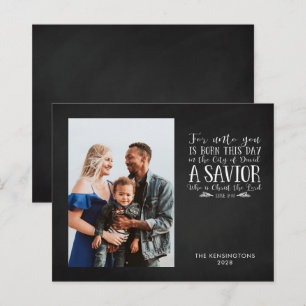 Budget Christmas Verse Typography Holiday Photo