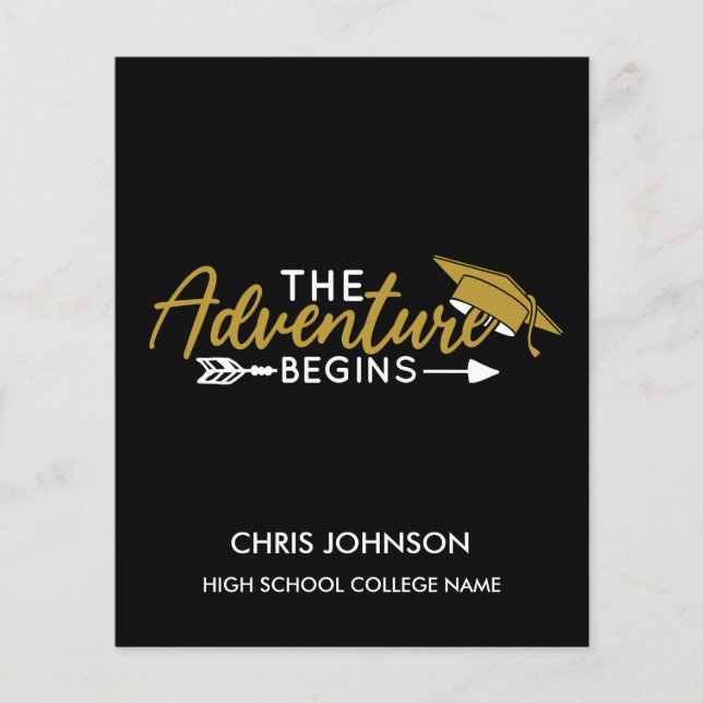 BUDGET Class of 2022 Graduation Announcement Card (Front)