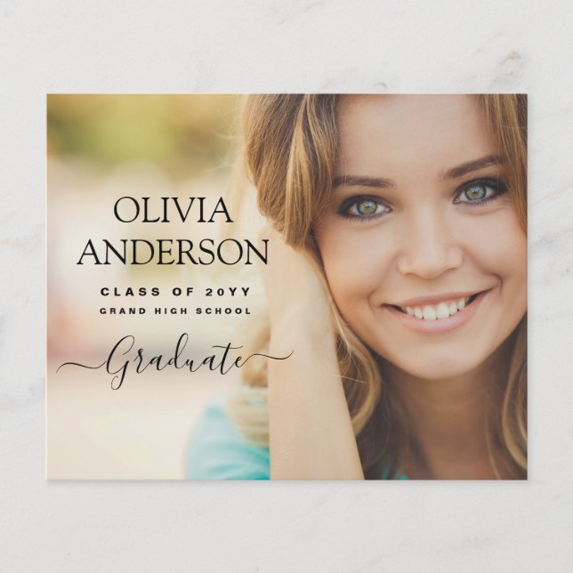 Budget Class of 2023 Photo Graduation Flyer (Front)