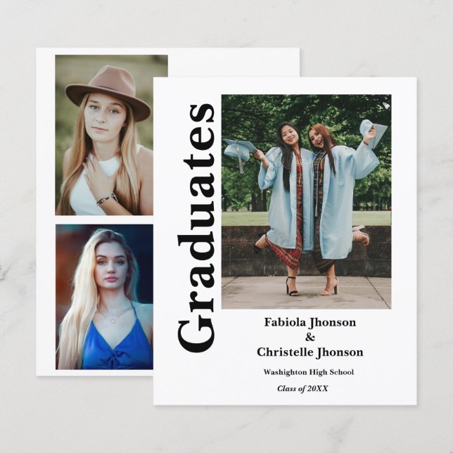 Budget  class of 2023 Siblings double graduation (Front/Back)