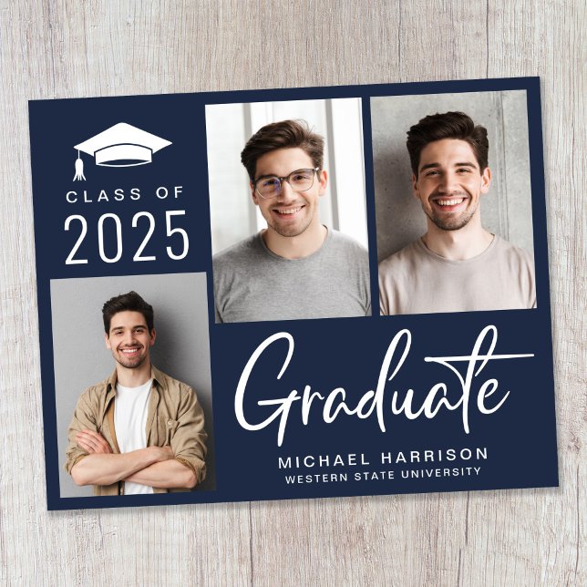 Budget Class of 2025 Photo Graduation Announcement (Creator Uploaded)