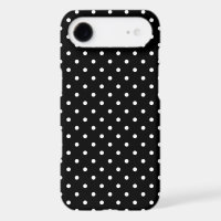 Budget Classic Black and White Polka Dot Pattern