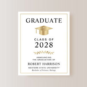 Budget College Graduation Announcement