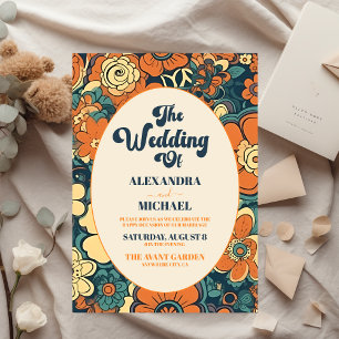 Budget Colourful Modern Groovy Retro 70s Floral We Flyer