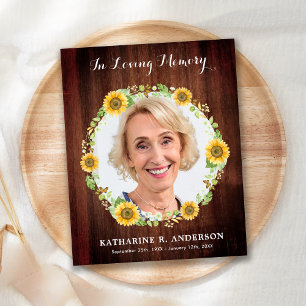 Budget Country Funeral Sympathy Thank You Cards