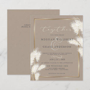 Budget Custom Abby1 Elegant Ivory Pampas Grass