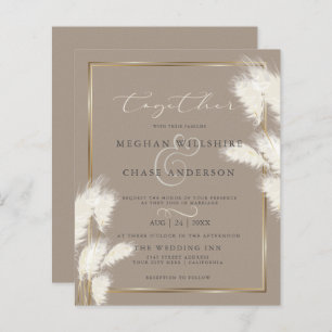 Budget Custom Abby2 Elegant Ivory Pampas Grass