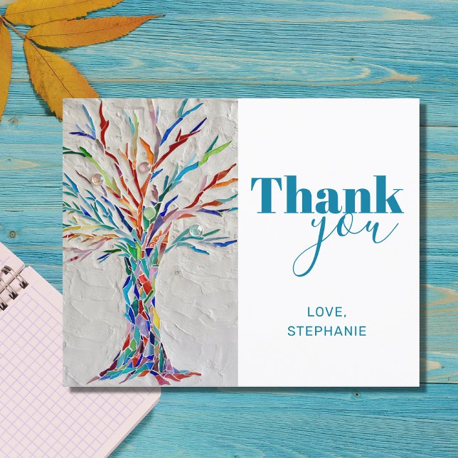 Budget Custom Name Tree of Life Thank You Card (Creator Uploaded)