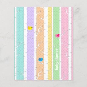 Budget Cute Woodland Forest Rainbow Baby Shower