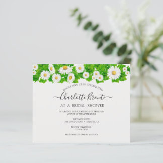 Budget Daisies Bridal Shower Invitation