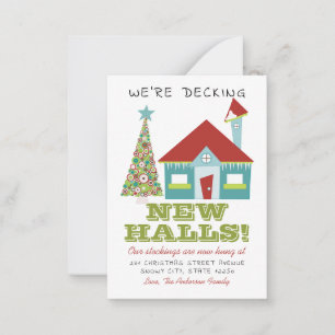 Budget Decking New Halls Home Holiday Moving Card
