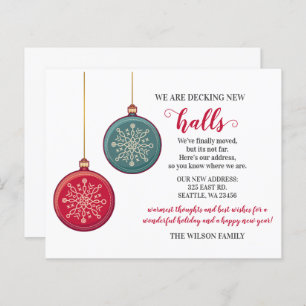 Budget Decking The New Halls Moving Holiday Card