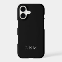 Budget Deepest Black with Name or Monogram Set