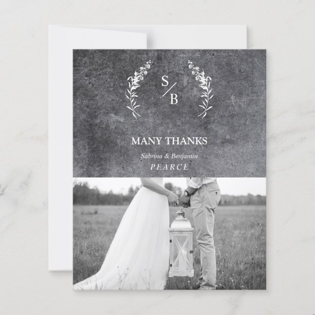 Budget Dirty Alternative Photo Couple Chalkboard (Front)