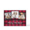 Budget Dog Custom Pet Photo Red Plaid Christmas