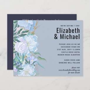 Budget DUSTY BLUE Foliage Wedding