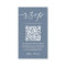Budget Dusty Blue Wedding Online RSVP QR Code