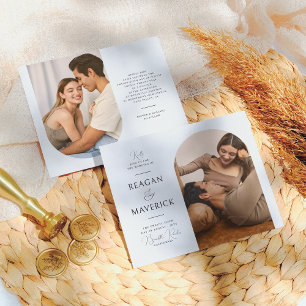 Budget Elegant Arch Boho Minimalist Photo Wedding
