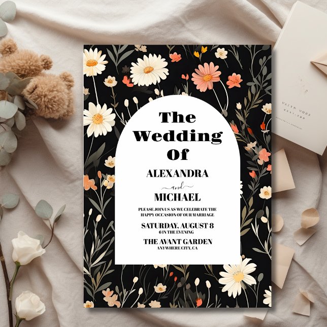 Budget Elegant Boho Wildflower Wedding Flyer (Creator Uploaded)