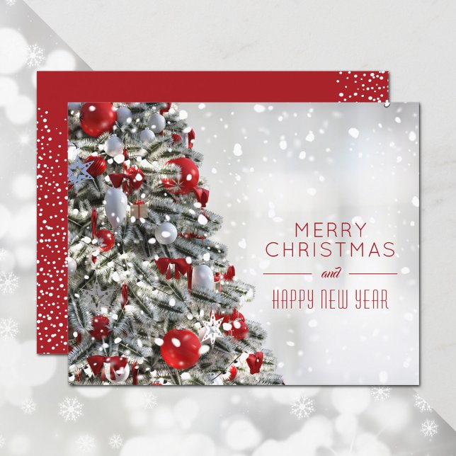 Budget Elegant Christmas Tree Holiday Card (Creator Uploaded)