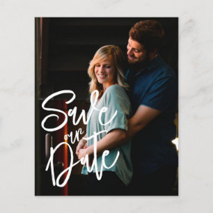 Budget Elegant Photo Save the Date Flyer