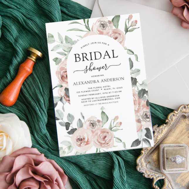 Budget Emerald Green Floral Bridal Shower (Creator Uploaded)
