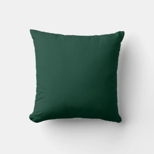 BUDGET Emerald Green Monochrome Text Cushion