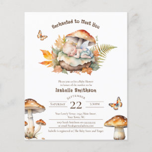 Budget Enchanted Fairy Fall Woodland Baby Shower