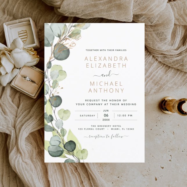 Budget Eucalyptus Botanical Greenery Wedding (Creator Uploaded)