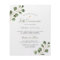 Budget eucalyptus First Holy Communion Invitation