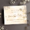 Budget eucalyptus golden wedding save the date