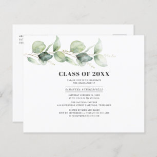 Budget Eucalyptus Greenery Graduation 2022 Party